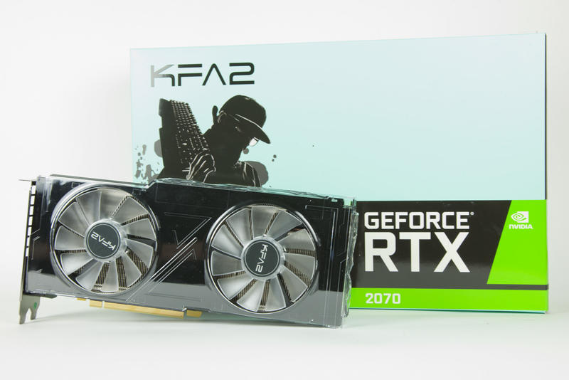 KFA2 GeForce RTX 2070 OC vs GTX 1080 in the test