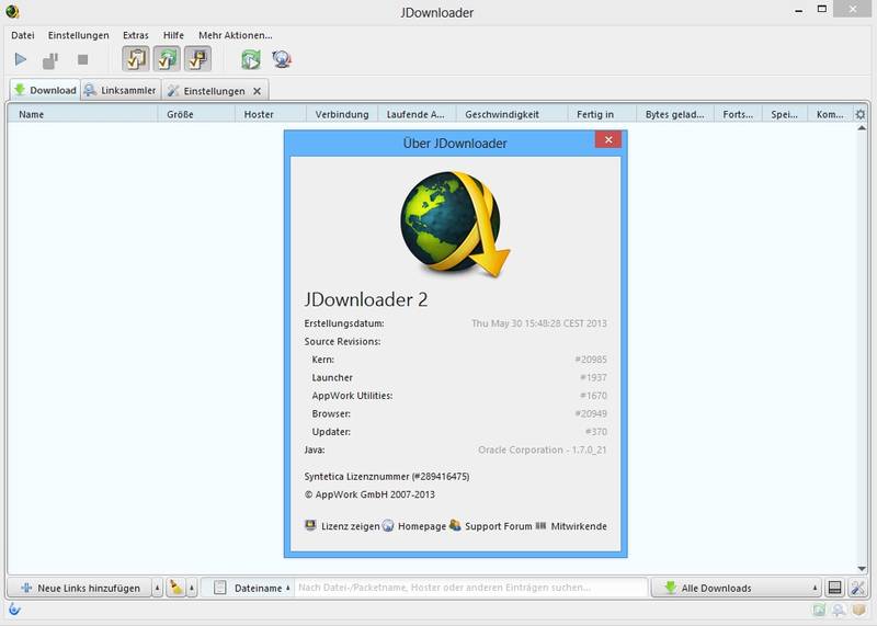 JDownloader 2.0.1.48011 free download