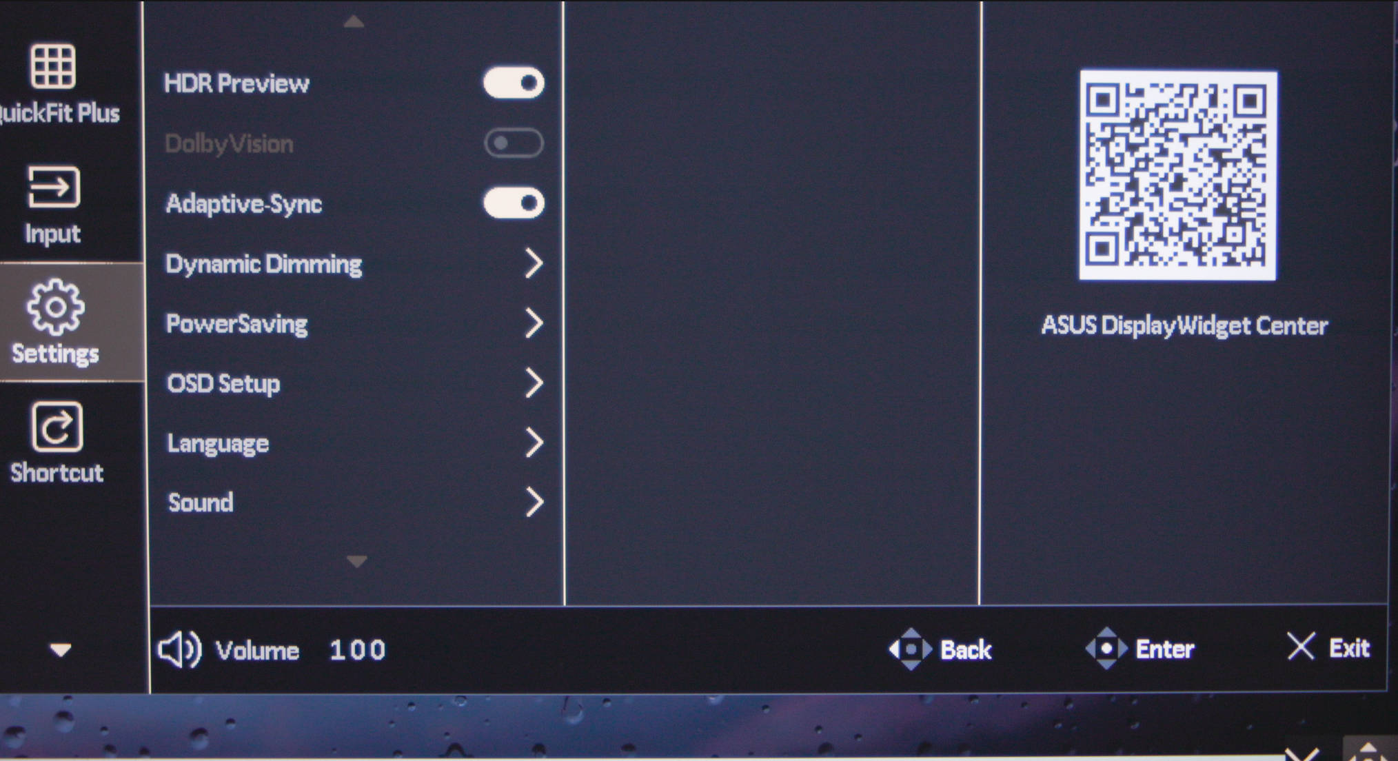 ProArt Display PA32KCX macOS OSD Einstellungen Adaptive Sync
