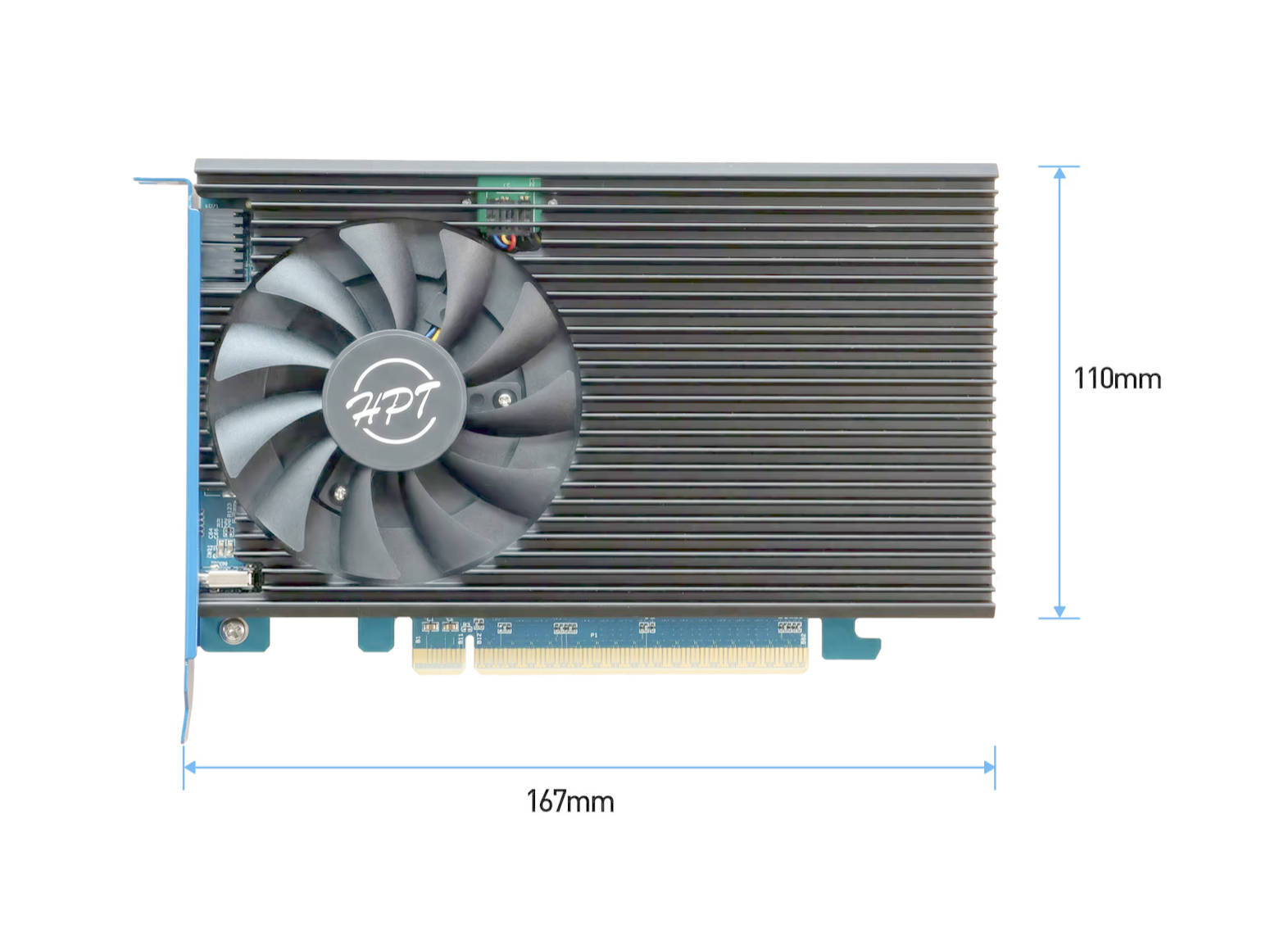 HighPoint Rocket 1604L Erweiterungskarte für vier M.2-PCIe-Gen5-SSDs