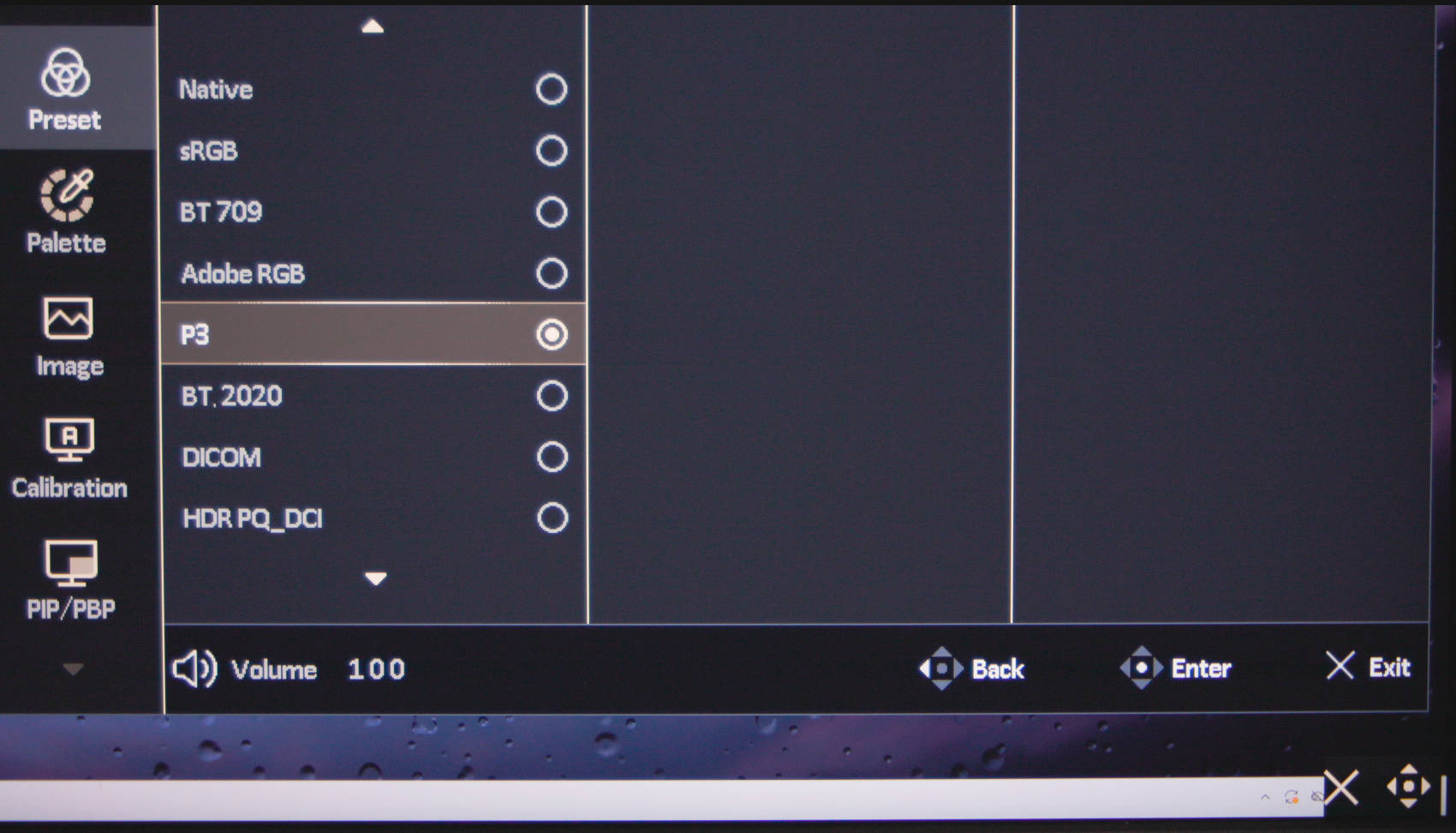 ProArt Display PA32KCX OSD Einstellungen Farbraum