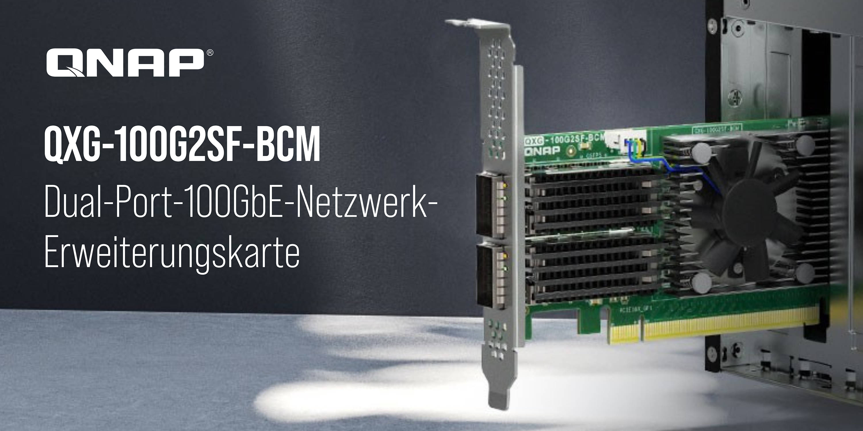 QNAP QXG 100G2SF BCM Release  Bild © QNAP