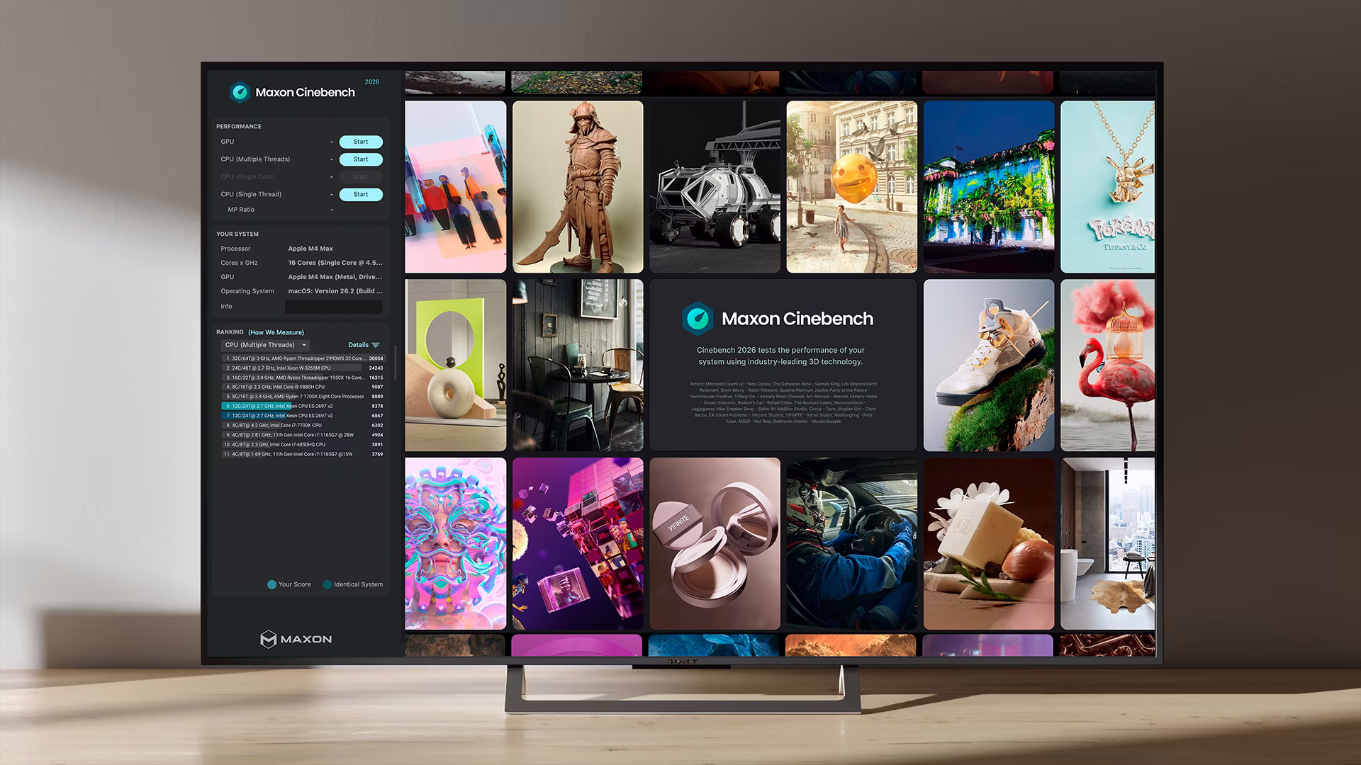 Cinebench 2026 Download: Unterstützung für Blackwell und Apple M5