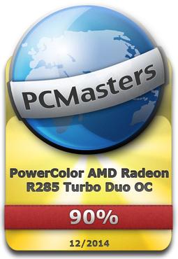 PowerColor AMD Radeon R9 285 Turbo Duo OC Award (90%)