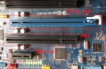 Mainboard Steckplätze