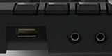 COUGAR 700K (USB & Audio Anschlüsse)
