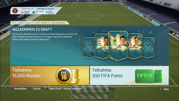 FIFA 16 FUT Draft