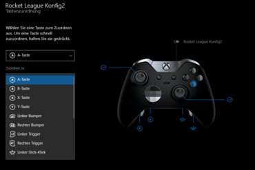 Xbox One Elite Controller Tasten-Konfiguration