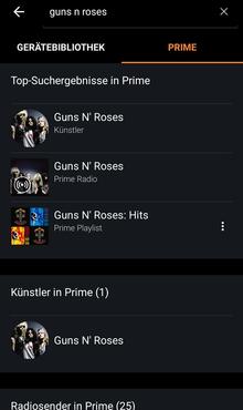 Amazon Prime Music App