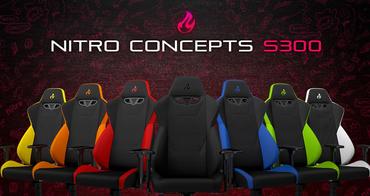 Nitro Concepts S300 Gaming-Stühle ab sofort verfügbar