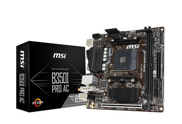 MSI Ryzen ITX Board B350I PRO AC vorgestellt