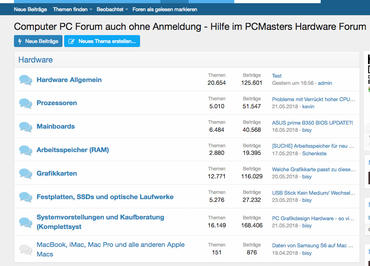 In eigener Sache: Forum-Software-Update