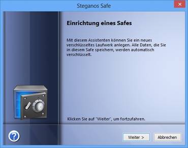 Steganos Safe 14 - Safeeinrichtung