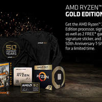 AMD Ryzen 7 2700X Gold Edition zum 50. Jubiläum mit vielen Extras