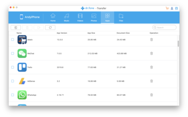 dr.fone – Apps-Transfer