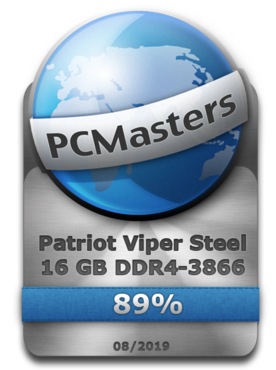 Patriot Viper Steel 16 GB DDR4-3866 Award