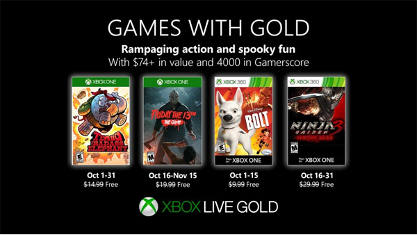 Xbox Games With Gold November 2019