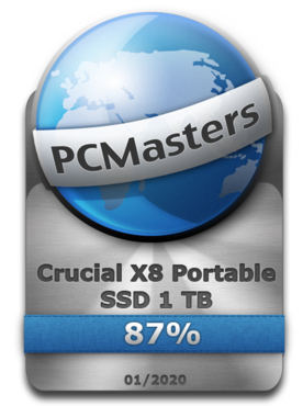 Crucial X8 Portable SSD 1TB Award