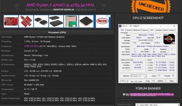 AMD Ryz 7 4700G OC