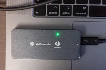 Yottamaster Thunderbolt 3 Gehäuse für M.2 NVMe-SSDs