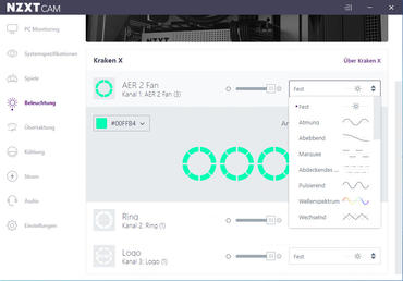 NZXT Kraken X73 RGB - CAM Beleuchtung 2