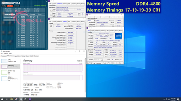 DDR4-4800 mit CL17-19-19-39 