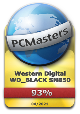 Western Digital WD_BLACK SN850 1TB Award