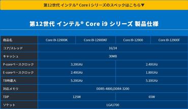 Core i9-12900 Spezifikationen