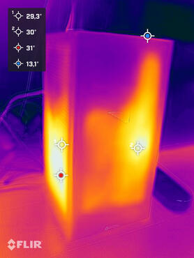 NZXT H1 2022 - Wärmebildaufnahmen