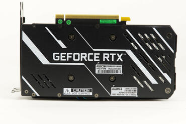 KFA2 GeForce RTX 3050 EX Rückseite mit Backplate