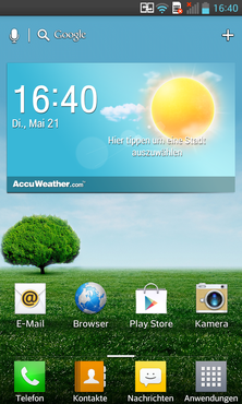 LG Optimus G Screenshot