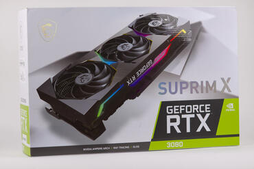 MSI GeForce RTX-3080 Suprim X 12G Verpackung