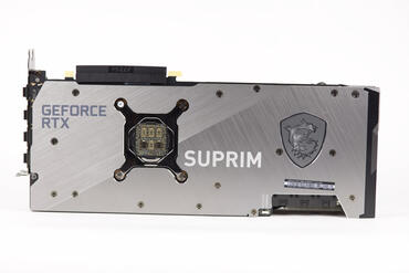 MSI GeForce RTX-3080 Suprim X 12G Backplate