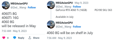 GeForce RTX 4060 mit 16 GB werden diesen Monat angekündigt