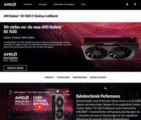 Radeon RX 7600 XT auf AMD-Webseite: Ein Tippfehler?