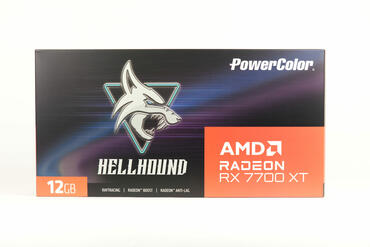 PowerColor Radeon RX 7700 XT Hellhound Verpackung