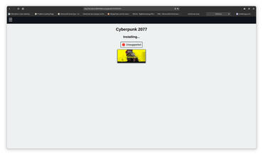 ChimeraOS-WebApp-Cyberpunk2077
