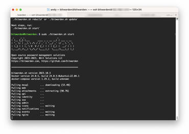 Passwort Manager selbst hosten - Docker Installation