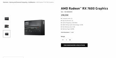 Radeon RX 7600 MBA