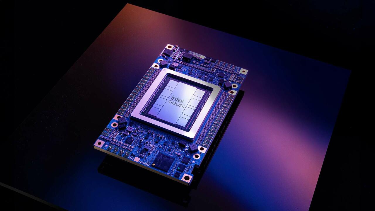 INTEL GAUDI 3 vs H100  Bild © Intel