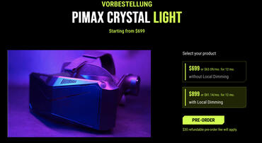 Pimax Crystal Light