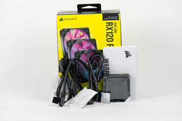Corsair iCUE LINK RX120 RGB Starter Kit Lieferumfang