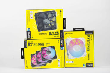 Corsair iCUE LINK RX120 RGB Starter Kit Verpackung