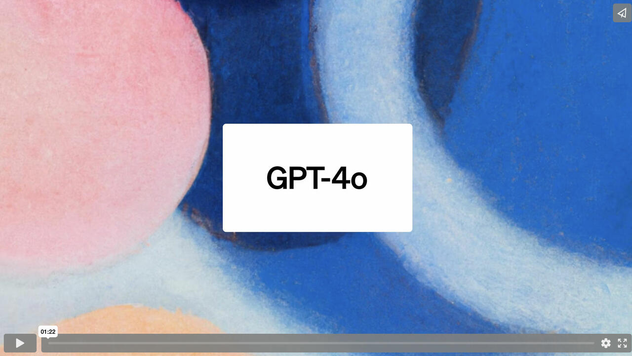 GPT-4o Omnimodel Release   Bild © OpenAI