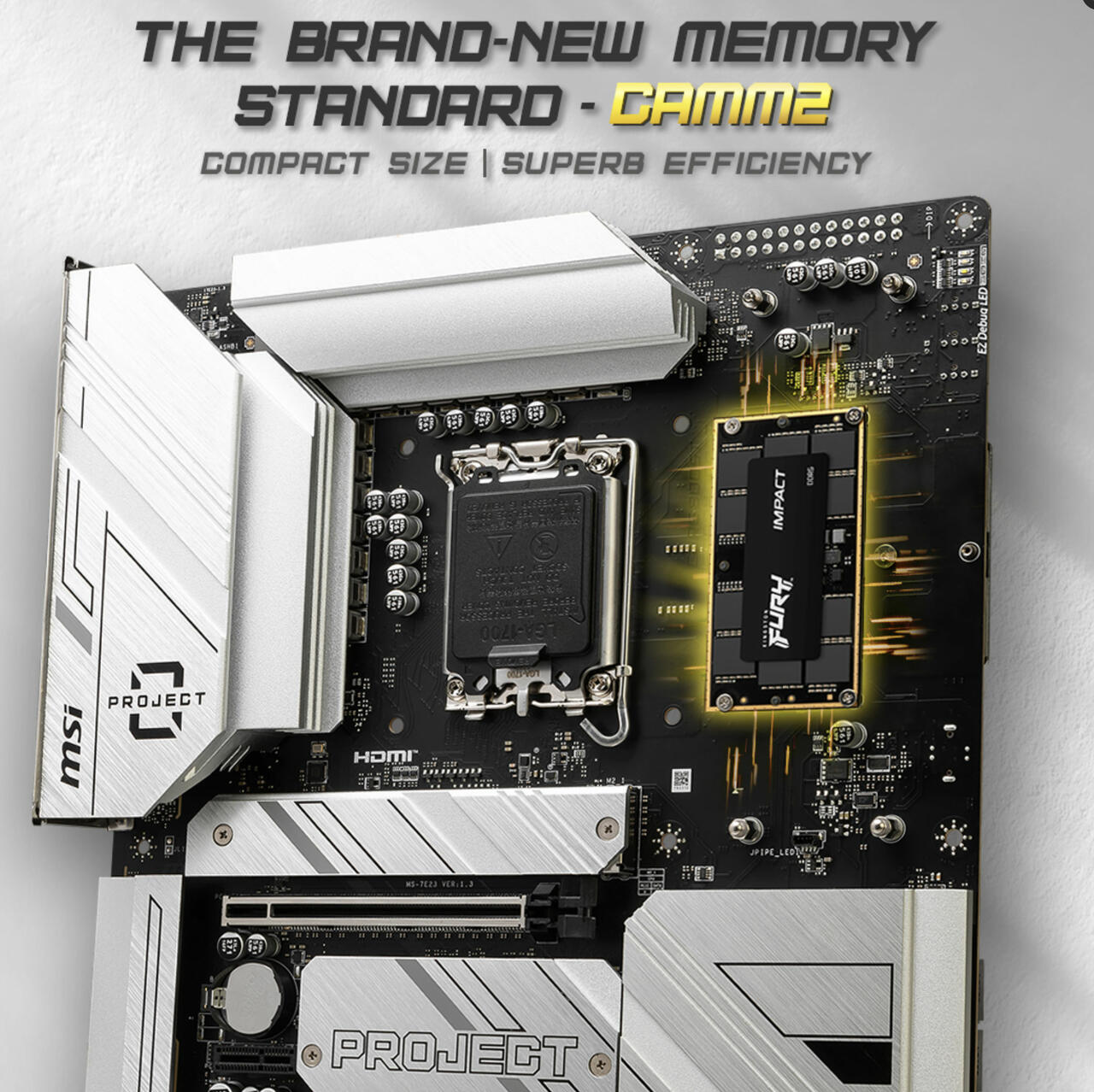 MSI Z790-Motherboard ertstmals mit neuem DDR5-CAMM2
