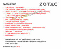 ZOTAC ZONE Handheld Spezifikationen-Leak beinhalten Ryzen 7 8840U