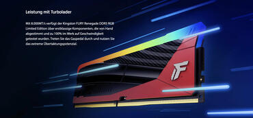 Kingston FURY Renegade DDR5 RGB-Speicher in limitierter Auflage vorgestellt