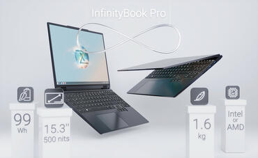 TUXEDO InfinityBook Pro 15: Ein Premium-Business-Ultrabook mit AMD- und Intel-Prozessoren