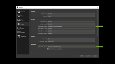 NVIDIA Broadcast in OBS Studio einrichten