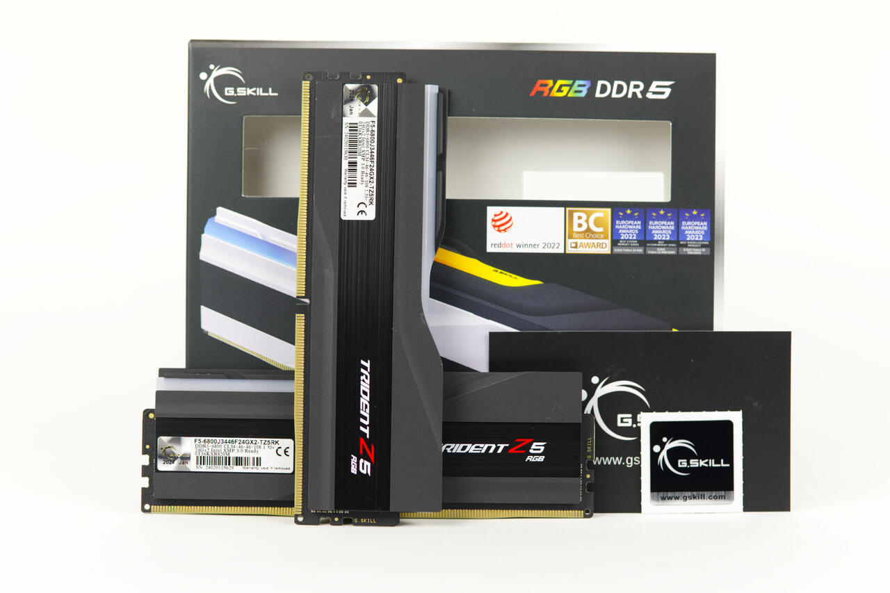 G.Skill Trident Z5 RGB 48GB DDR-6800 Test/Review  Bild © PCMasters.de